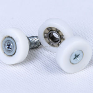 Système de porte coulissante à 4 roulettes d'usine, porte coulissante à enjoliveur, roulettes de porte coulissante, roulettes de porte coulissante pour porte en <span class=keywords><strong>bois</strong></span> - Product Image 5