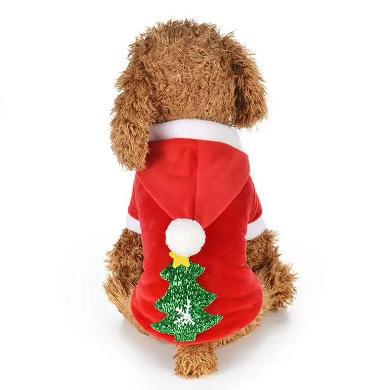 Tùy Chỉnh Yêu Thích Pet Trang Phục Lễ Hội Đảng Nhỏ Và Vừa Dog Tree Vest Áo Năm Mới Giáng Sinh Dog Quần Áo