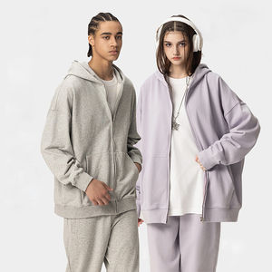 Wholesale Custom Logo Oversized Blank Sweatshirts <b>Mens</b> Unisex Bulk Oem Plus Size Full <b>Zip</b> <b>up</b> Cotton <b>Men's</b> <b>Hoodies</b> - Product Image 1