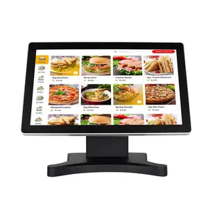 True Flat Design Kapazitiver Touchscreen 15,6 Zoll All-in-One-Pos-System Registrier kasse zum Verkauf