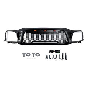Calandre de pare-chocs avant en nid d'abeille TRD PRO avec lettres pour Toyota Tacoma 2001-2004 - Product Image 1
