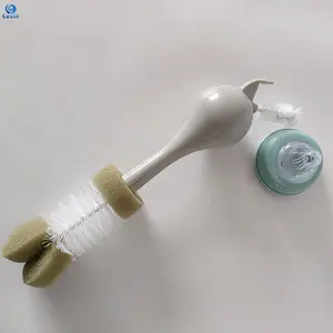 Waschbecken Wasser langer Griff Milch reise babyflasche trockengestell mit Flasche Reinigungsbürste
