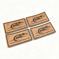 Écussons en cuir PU personnalisés avec logo, étiquettes écologiques thermosoudées pour jeans, vêtements, accessoires de confection à coudre, fabricant OEM