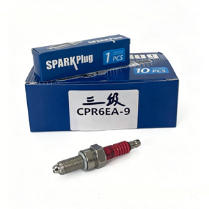 Bujía de motocicleta de alta calidad 6899/CPR6EA-9 de un solo polo y tres garras, adecuada para Haojue/Suzuki/Yamaha 100 125cc - Product Image 5