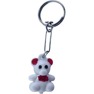 PARIJAT HANDICRAFT Teddy Anime Llavero de plástico para coche y bicicleta Diseño único y elegante - Product Image 2