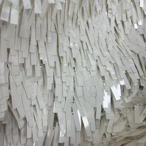 2025 thanh lịch hình chữ nhật sequin vải thêu lưới vải sang trọng cho trang phục sân khấu - Product Image 3