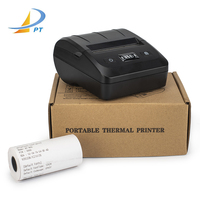 Impresora Térmica de Recibos BT-802 de 80 mm, Impresora de Facturas en Blanco y Negro con Batería de 2600 mAh y Tipo-C, 203 dpi