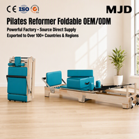 Machine de Pilates pliable en bois de chêne de qualité supérieure, équipement de yoga pour la maison et le studio, lit de yoga, design peu encombrant, usine OEM/ODM