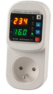 Protector de Enchufe Multifuncional <span class=keywords><strong>LONGROAD</strong></span> con Voltaje y Corriente Ajustables - Product Image 2