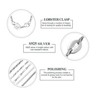 Ensemble de chaînes à maillons en argent sterling 925 personnalisé Italie fermoir mousqueton chaînes de chandail en os de serpent réglables collier bijoux de mode