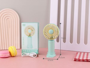Quạt <span class=keywords><strong>mini</strong></span> cầm tay để bàn ký túc xá nhỏ gọn, sạc USB, êm ái, di động, logo xuyên biên giới - Product Image 6