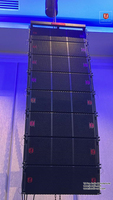 Equipo de sonido de audio pasivo T.I Pro, conjunto de altavoces de sonido de 10 pulgadas, sistema de matriz de línea profesional para Iglesia