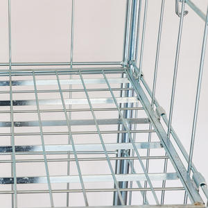 Carro de Almacenamiento Móvil Plegable OBO TC-2003 de Acero Galvanizado Plateado, Carretilla de Logística para Taller, Capacidad 500kg - Product Image 3