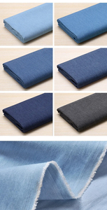 Ropa Pantalones Costura Textil grueso Algodón lavado <span class=keywords><strong>Tela</strong></span> de diseñador <span class=keywords><strong>Tela</strong></span> de mezclilla transpirable <span class=keywords><strong>por</strong></span> metro para abrigos de jeans - Product Image 4