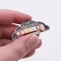 Broche personnalisée à énergie de conversion d'humeur, épingle à revers personnalisée, badge à motif de logo personnalisé, épingle en métal pour femmes et hommes