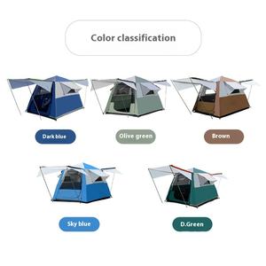 Presa di fabbrica tenda <span class=keywords><strong>da</strong></span> <span class=keywords><strong>campeggio</strong></span> esterna 2-in-1 protezione solare portatile con baldacchino automatico per famiglie - Product Image 5