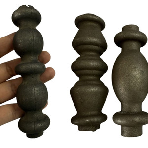 Colletti in metallo, Borchie, Colletti ornamentali in ferro battuto per ringhiere di scale, Borchie decorative, Colletti tubolari - Product Image 6