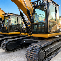 Excavatrice sur chenilles d'occasion Caterpillar 320D2, 20 tonnes, modèle 2022, moteur 6.6L, pompe hydraulique, godet de 1.0m³, pour travaux de construction