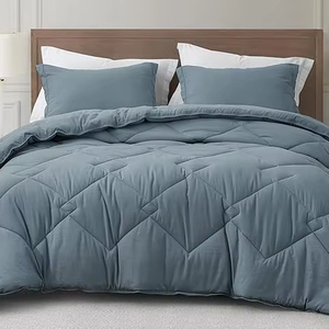 Bán Buôn Bắc Âu Phong Cách Nhà Quilted Comforter Set Đơn Giản Rắn Màu <span class=keywords><strong>Polyester</strong></span> Hình Học Thêu Thời Trang Khách Sạn Đám Cưới - Product Image 1