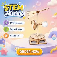 BRICOLAGE Test Direction Du Vent Assemblage Jouets pour Enfants Explorer La Nature Scientifique Modèle D'étude Kits Jouet Expérimental Au Niveau