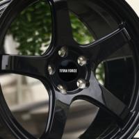Jantes forgées TITAN FORCE 18x9.5 19x10.5 5x114.3 Bronze Mat pour voitures de course JDM, compatibles Toyota Supra, Nissan Z, Subaru WRX STI