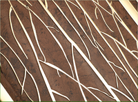 Fabrication chinoise, prix compétitif, décoration murale intérieure, panneaux muraux en PS de 30 cm, persiennes en charbon de bois, décoratifs