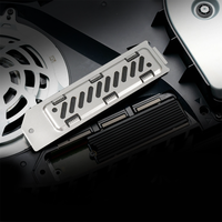 Couvercle de dissipateur thermique M.2 SSD pour PS5 Slim/Pro, radiateur de refroidissement anti-poussière, accessoires de console