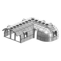 Casas Domo de EPS Resistentes e Impermeables para Hogares Modernos, Oficinas, Hoteles, Tiendas, Espacios Confortables, Fácil Montaje, Diseño Funcional