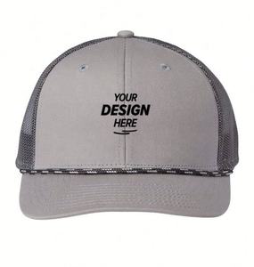 Casquette de baseball à 5 panneaux en maille hydrophobe avec logo personnalisé, broderie rayée, mode, chapeau de golf pour papa, sports de plein air, hip-hop - Product Image 3