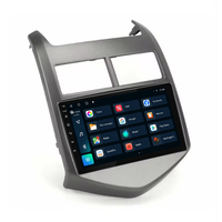Autoradio lecteur de voiture pour Chevrolet Aveo Sonic 2011-2013 navigation GPS avec cadre WIFI 9 pouces unité principale stéréo Android 13