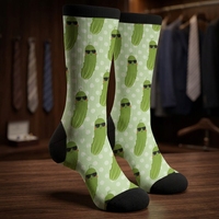 Chaussettes décontractées respirantes en polyester à motif de Noël pour hommes et femmes, saison d'automne