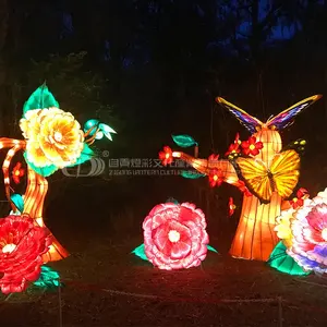 Produk Festival Luar Ruangan Dekorasi Bunga Lentera Taman