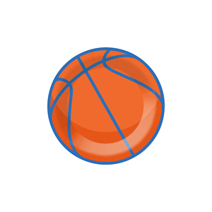 DAMAI - Platos, Vasos y Servilletas de Papel con Forma de Baloncesto Personalizados para Fiestas de Cumpleaños - Product Image 4