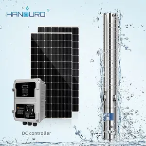 1.25 Inch Outlet 2hp Dc Stainless Steel Impeller Pump Solar Borehole Submersible Deep Well Water Pump Solar Pumps Water Pump