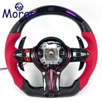 Volant sport en fibre de carbone LED RPM pour BMW F10 F11 F15 F22 F25 F30 F32 M3 F80 M4 F82 M2 F87 M5 F90 E70 E90 E92 2013-2016