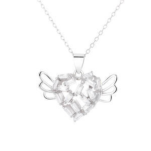 Collier pendentif floral en argent sterling 925, style <span class=keywords><strong>boudoir</strong></span> - Product Image 3