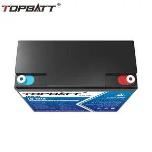 Topak 12V 6Ah 10Ah 20Ah 50Ah 100Ah Lifepo4 Batteries Light Weight Support Tandem 12V Lithium Iron Battery