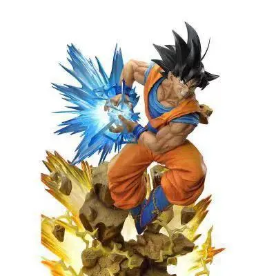 Amazon Hot Selling Japanese Anime Dragon S Ball Z Double Head Son Goku Super Saiyan Action Figures PVC Character Toy
