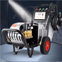 Nettoyeur Commercial Électrique Haute Pression Entièrement Automatique 220V, Machine de Nettoyage Portable Haute Puissance