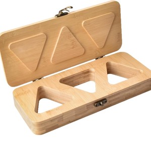 แม่พิมพ์ซูชิไม้ รูปทรงสามเหลี่ยม ทำจากไม้ไผ่ สำหรับครัวเรือน - Product Image 2