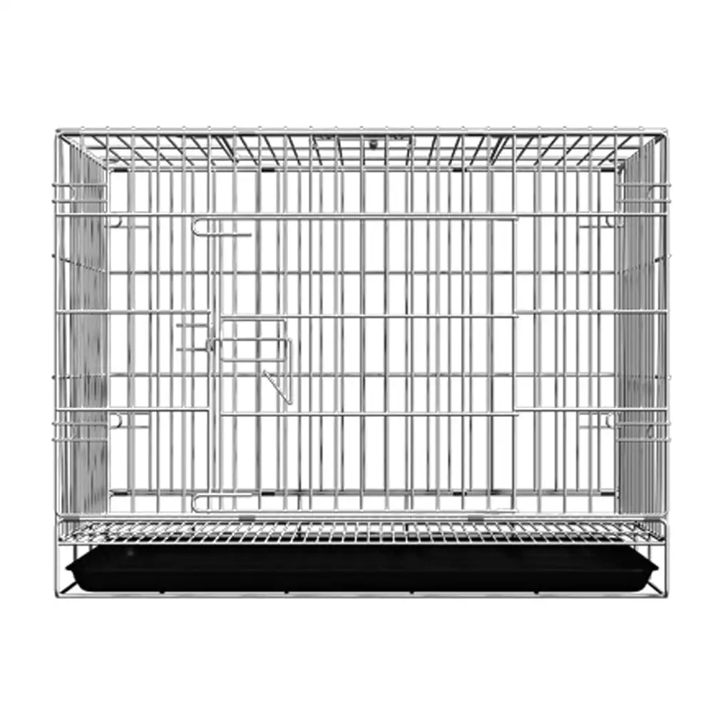 Hot Sale Strong Folding Metal Wire Home Floor Dog Cage With Handle And Lock