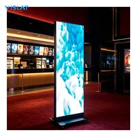 Affichage LED Vislat P2.5/1.86 haute luminosité, promotions, signalisation numérique portable, écran étanche pour la publicité vidéo