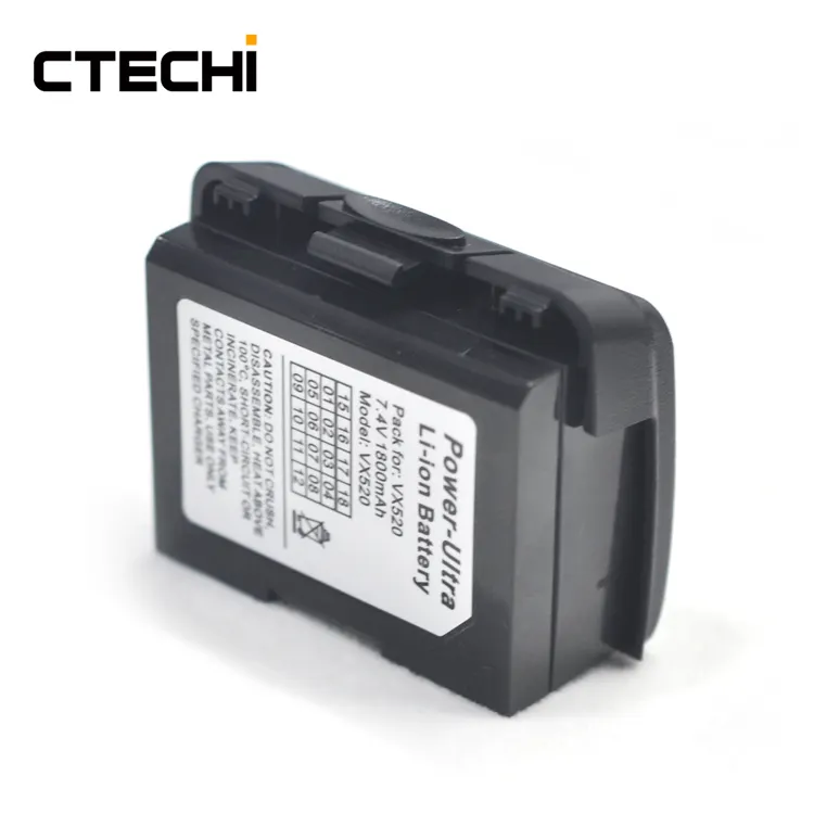CTECHI 24016-01-R POS VX520 Replacement Payment Terminal Battery 7.4V 1800mAh POS Battery