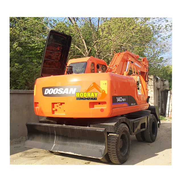Wheel Excavator DH140W-7 DOOSAN Used DH150 DH140 DX140 DX60W Wheel Excavator for Sale in SHOCK