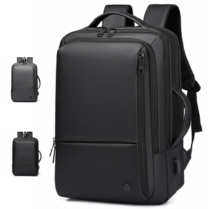 2025 Neue anpassbare Unisex Business Student <span class=keywords><strong>Computer</strong></span> Schult asche Outdoor Travel Wasserdichter <span class=keywords><strong>15</strong></span>-Zoll-Laptop-Rucksack mit USB - Product Image 1