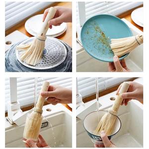 Cepillo de Cocina Hecho a Mano con Fibra Natural de Coco, Antiadherente, para Lavar Platos, Herramienta Práctica para Limpiar Platos - Product Image 5