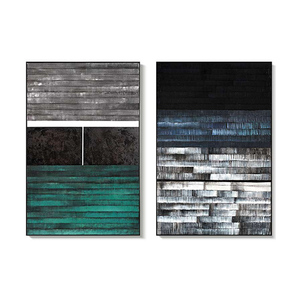 Support personnalisé de taille de couleur abstraite encadré 100% peint à la main décoration murale Art peintures à l'huile <span class=keywords><strong>sur</strong></span> <span class=keywords><strong>toile</strong></span> <span class=keywords><strong>pour</strong></span> la maison hôtel salon - Product Image 1