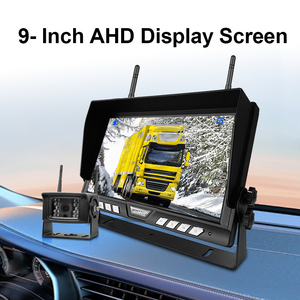 Wireless Backup <b>Camera</b> 9 Inch <b>Car</b> <b>Reversing</b> 720P Waterproof Rear View DVR Recorder <b>for</b> Truck Wireless-9-x38 Wireless Backup Came - Product Image 5