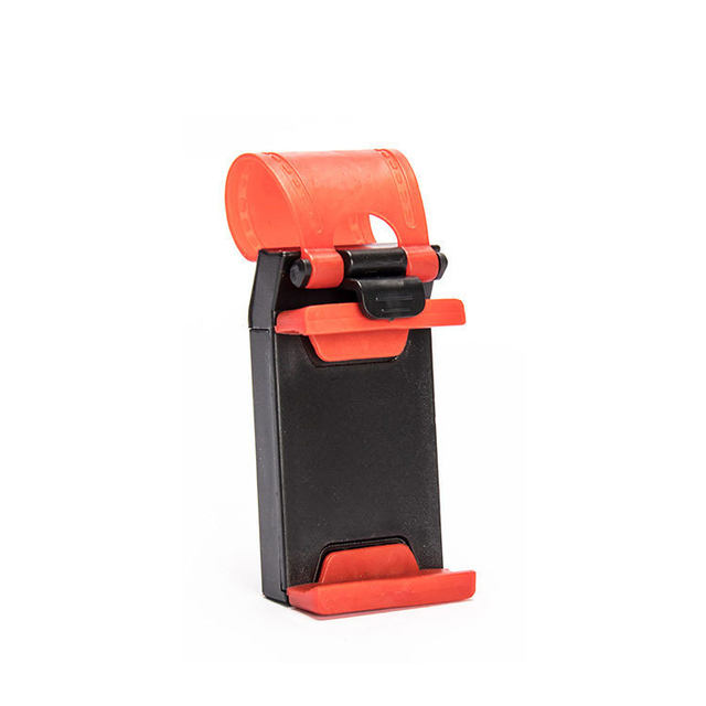 Universal Car Steering Wheel Mount Phone Clip Easy-to-Use Mobile Stand Bike Clip Plastic Steering Wheel Phone Holder
