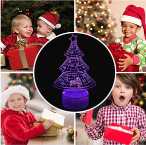 Lámpara Nocturna con Ilusión 3D para Navidad, la Mejor Idea de Regalo para Amigos, Familia, Hogar, Oficina, Decoración de Dormitorio con Sensor Táctil, 16 Colores - Product Image 3